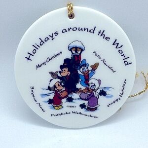 Vintage Disney’s Holidays Around the World Ornament - Mickey & Friends